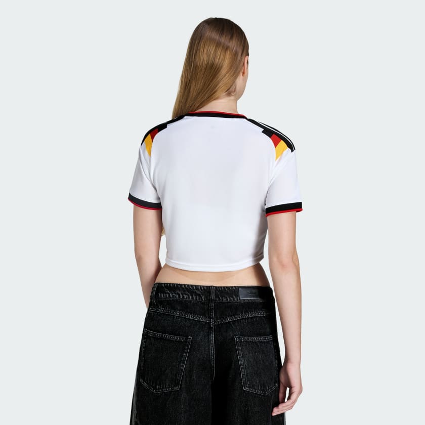 GERMANY 26 HOME CROPPED WORLD CUP JERSEY