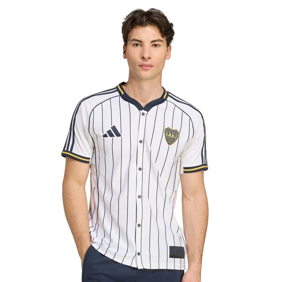 BOCA JUNIORS US PACK FULL-BUTTON BASEBALL JERSEY