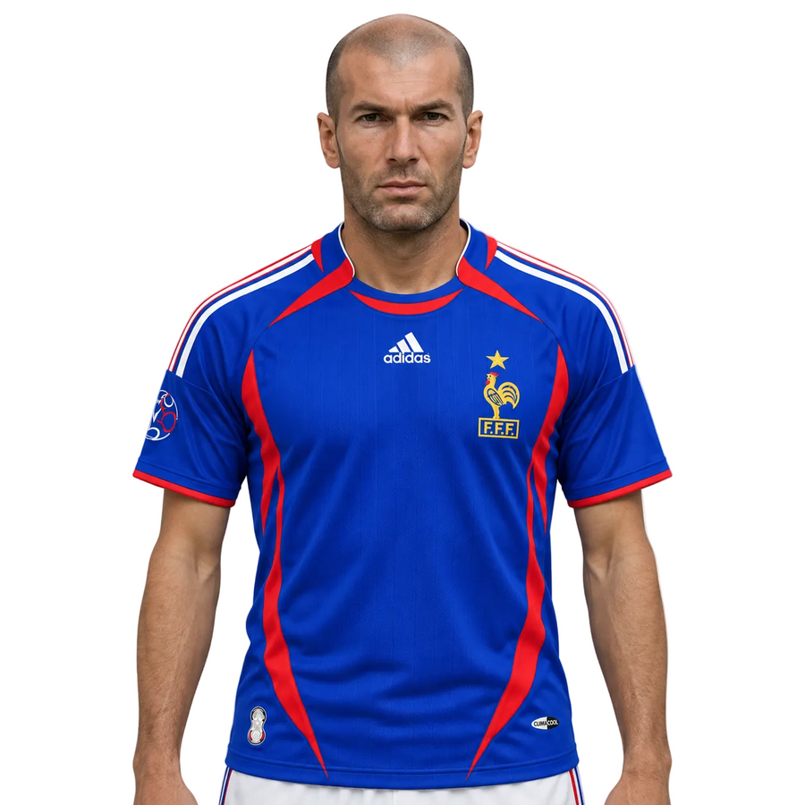 FRANCE 06 RETRO HOME WORLD CUP JERSEY