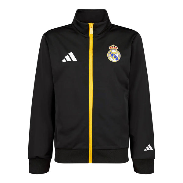 REAL MADRID X MARVEL TRACK TOP 25/26 ADIDAS BLACK KIDS JERSEY