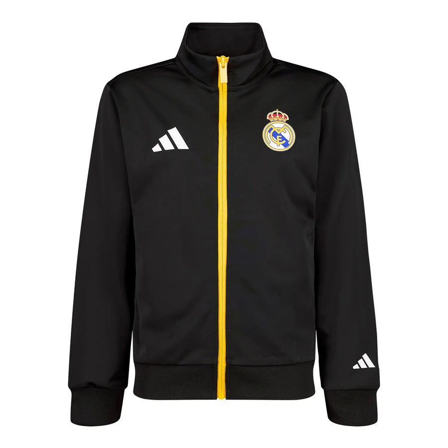 REAL MADRID X MARVEL TRACK TOP 25/26 ADIDAS BLACK KIDS JERSEY