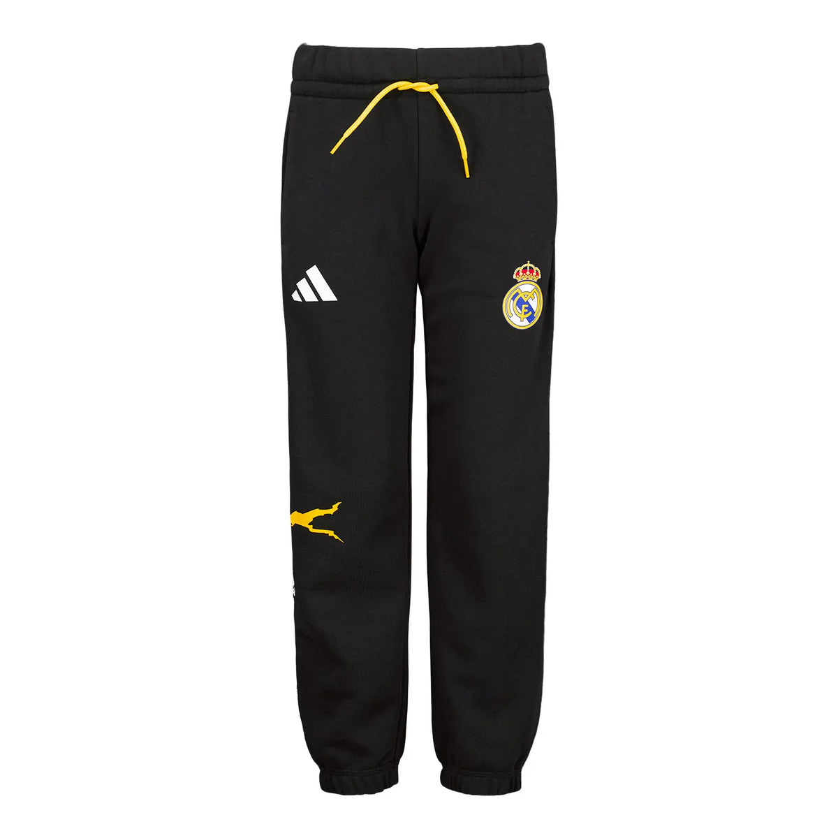 REAL MADRID X MARVEL PANTS 25/26 ADIDAS BLACK KIDS JERSEY