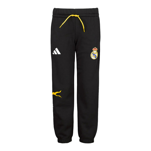 REAL MADRID X MARVEL PANTS 25/26 ADIDAS BLACK KIDS JERSEY