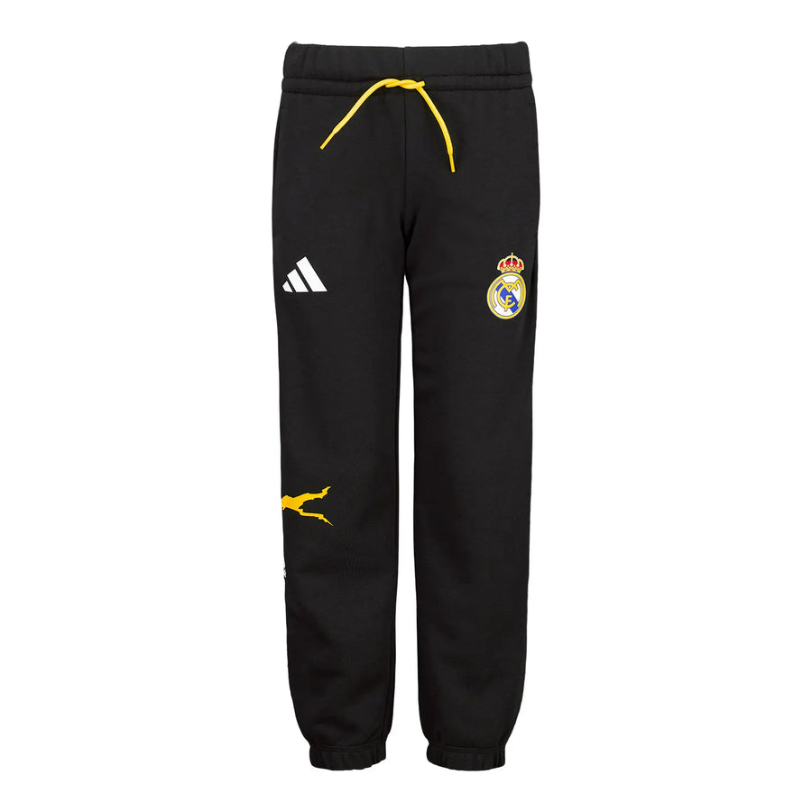 REAL MADRID X MARVEL PANTS 25/26 ADIDAS BLACK KIDS JERSEY