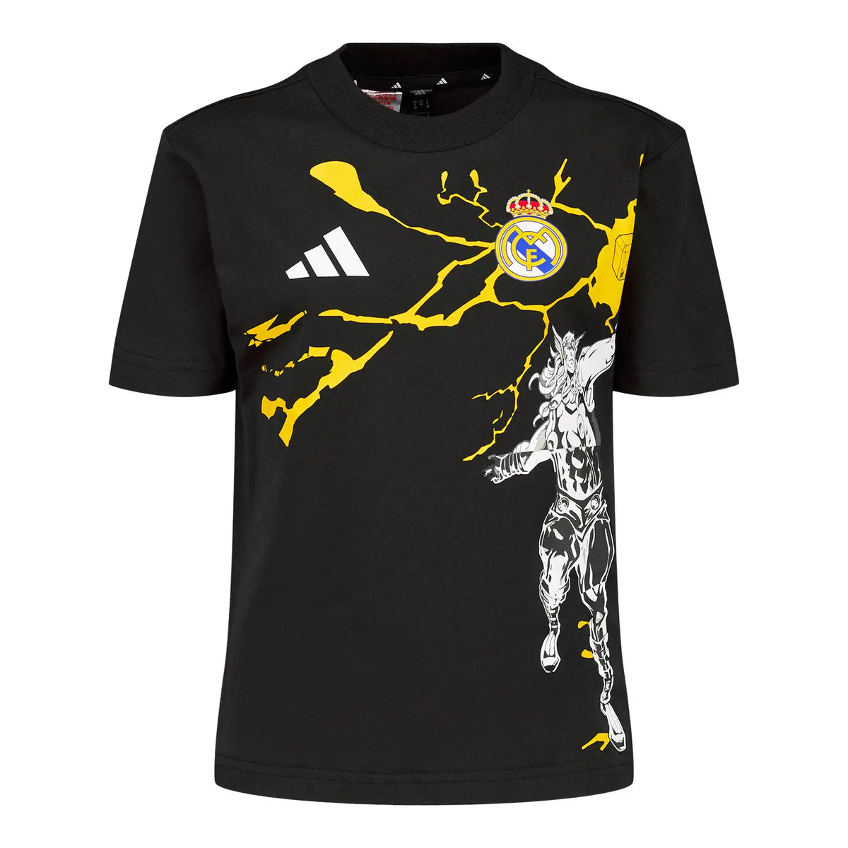 REAL MADRID X MARVEL 25/26 ADIDAS BLACK KIDS T-SHIRT
