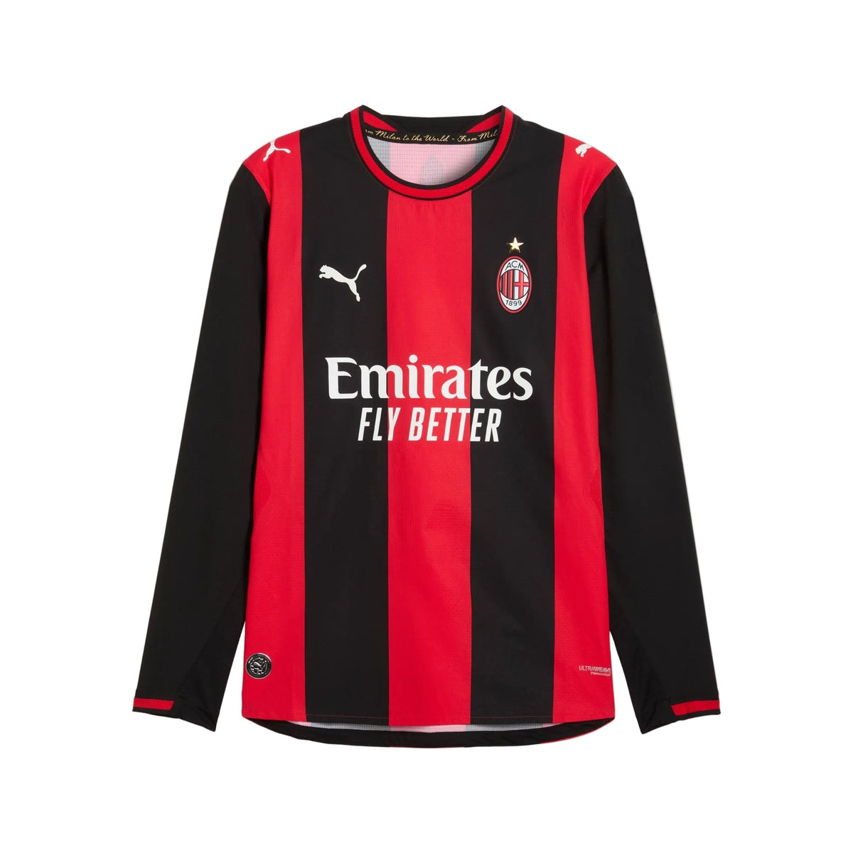 AC MILAN 26/27 HOME AUTHENTIC LONG SLEEVE JERSEY