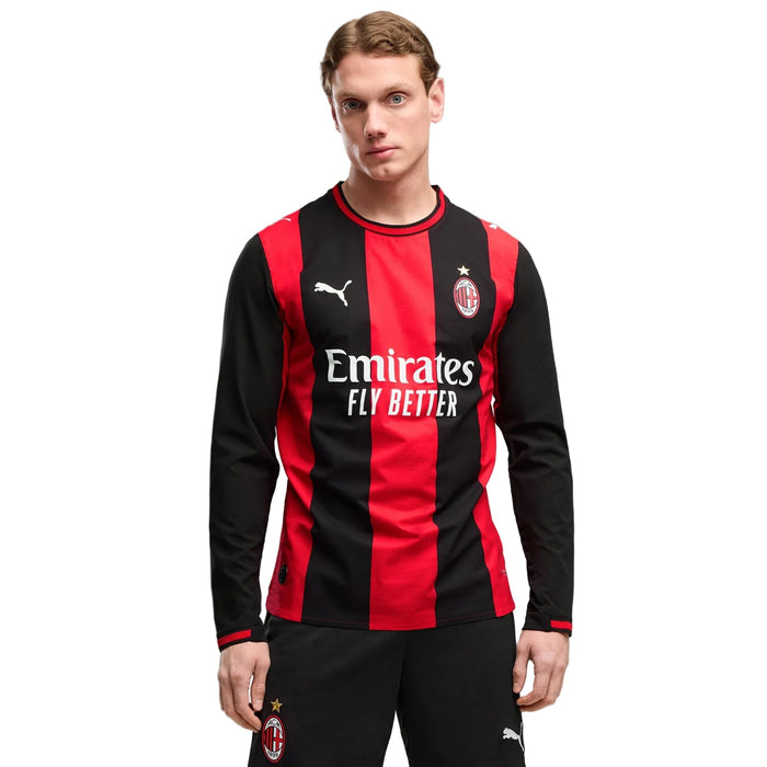 AC MILAN 26/27 HOME AUTHENTIC LONG SLEEVE JERSEY