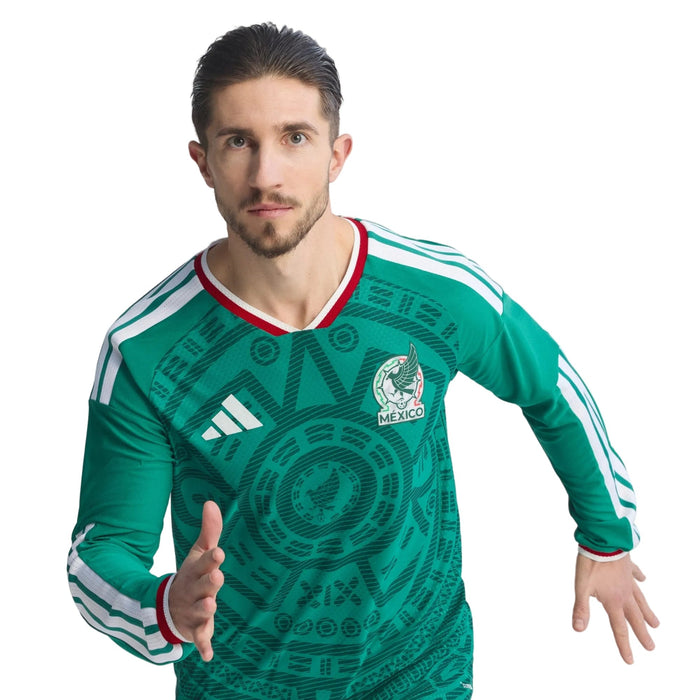 MEXICO 26 HOME LONG SLEEVE AUTHENTIC WORLD CUP JERSEY