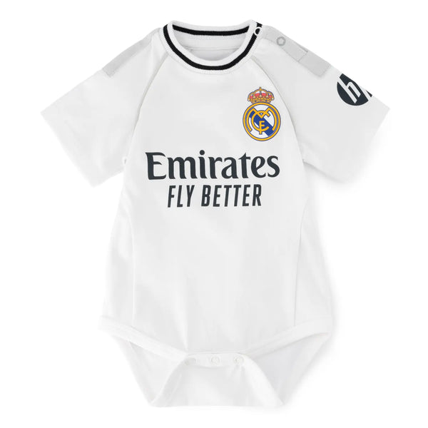 REAL MADRID 25/26 HOME SHORT SLEEVE WHITE BABY BODY