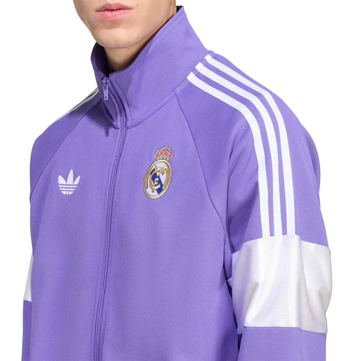 REAL MADRID 25/26 ADIDAS ORIGINALS LFSTLR PURPLE TRACK TOP