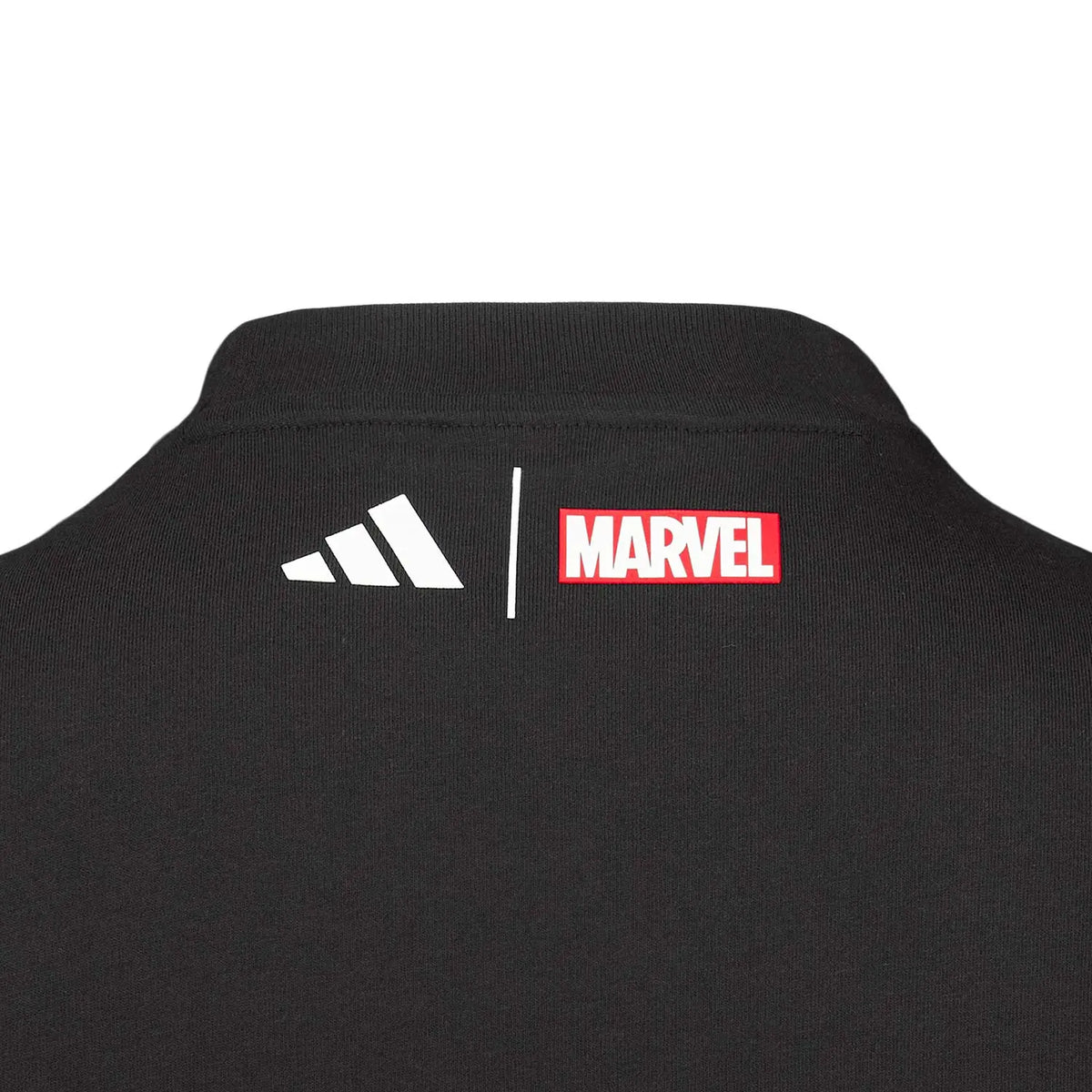 REAL MADRID X MARVEL T-SHIRT 25/26 ADIDAS BLACK JERSEY