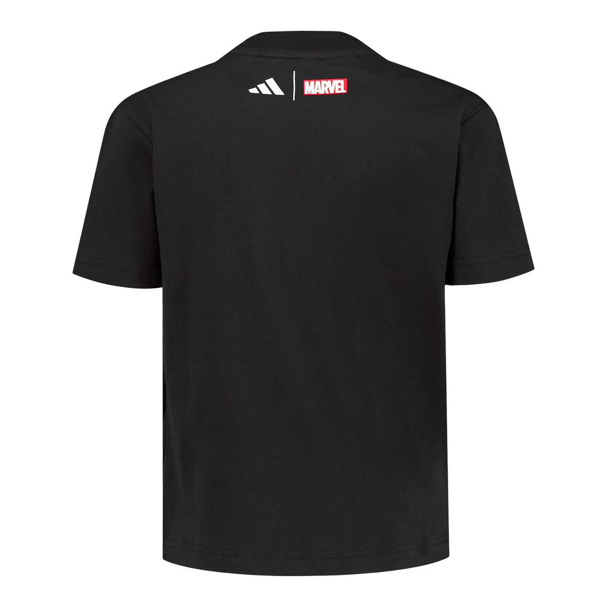 REAL MADRID X MARVEL 25/26 ADIDAS BLACK KIDS T-SHIRT