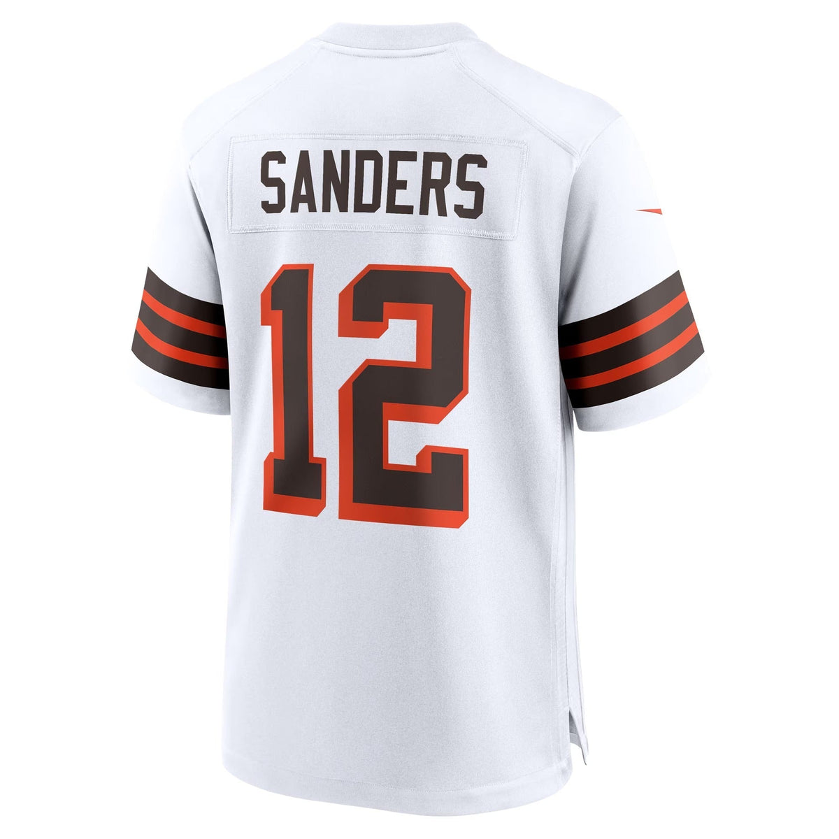 Cleveland Browns Shedeur Sanders Authentic 2025 NFL Draft 2nd Alternate Game Jersey - White