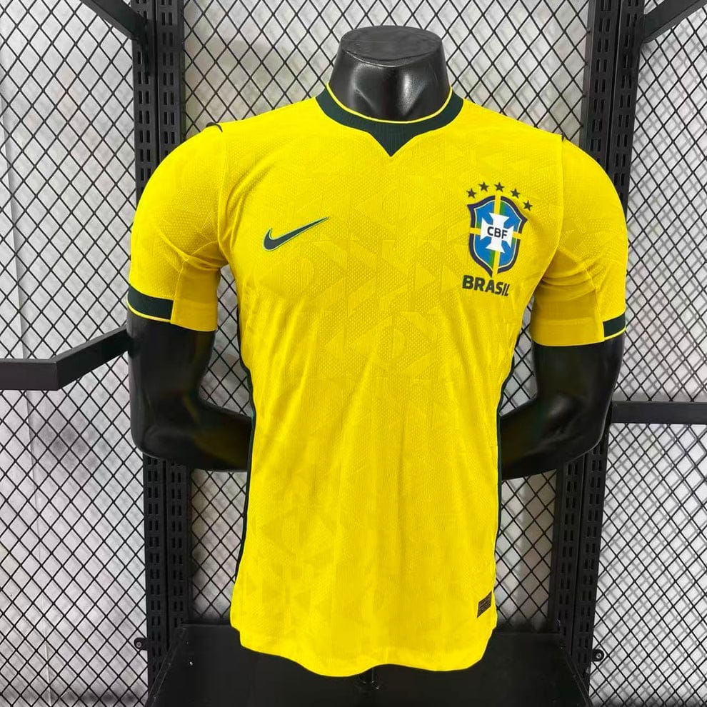 BRAZIL 26 HOME PLAYER WORLD CUP JERSEY