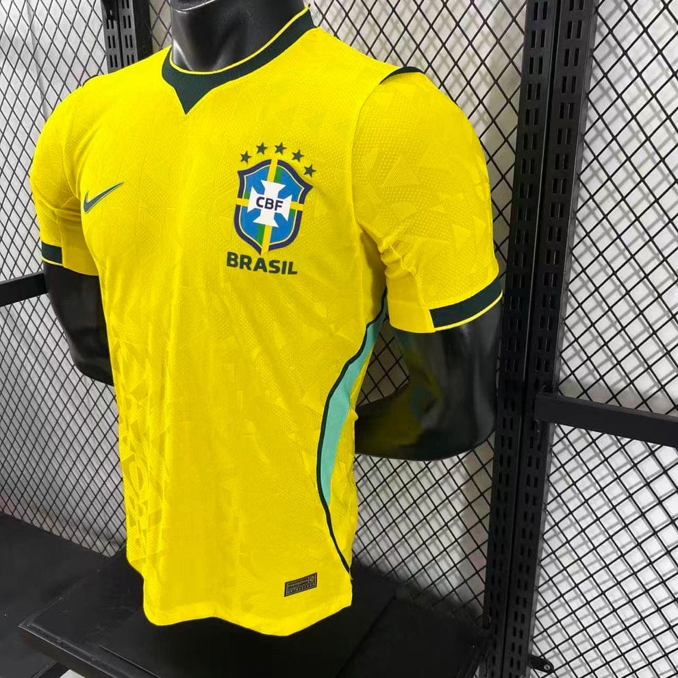BRAZIL 26 HOME PLAYER WORLD CUP JERSEY