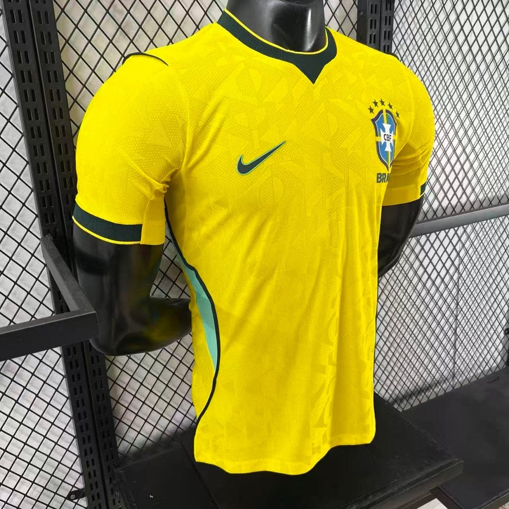 BRAZIL 26 HOME PLAYER WORLD CUP JERSEY