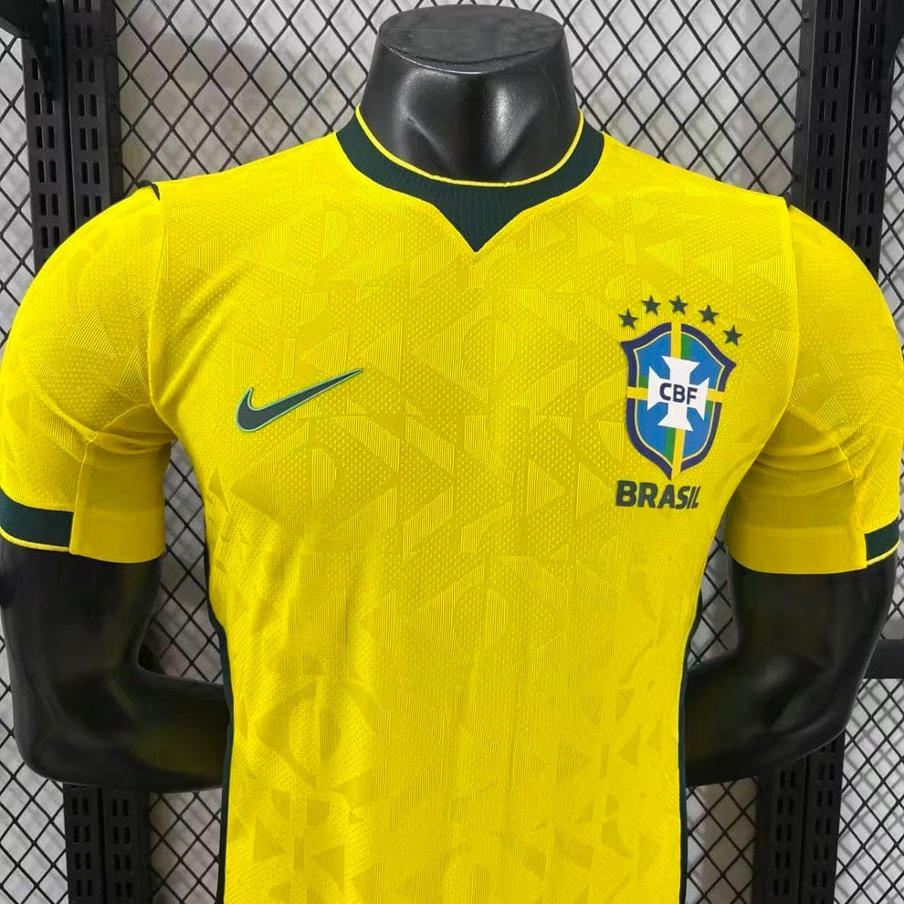 BRAZIL 26 HOME PLAYER WORLD CUP JERSEY
