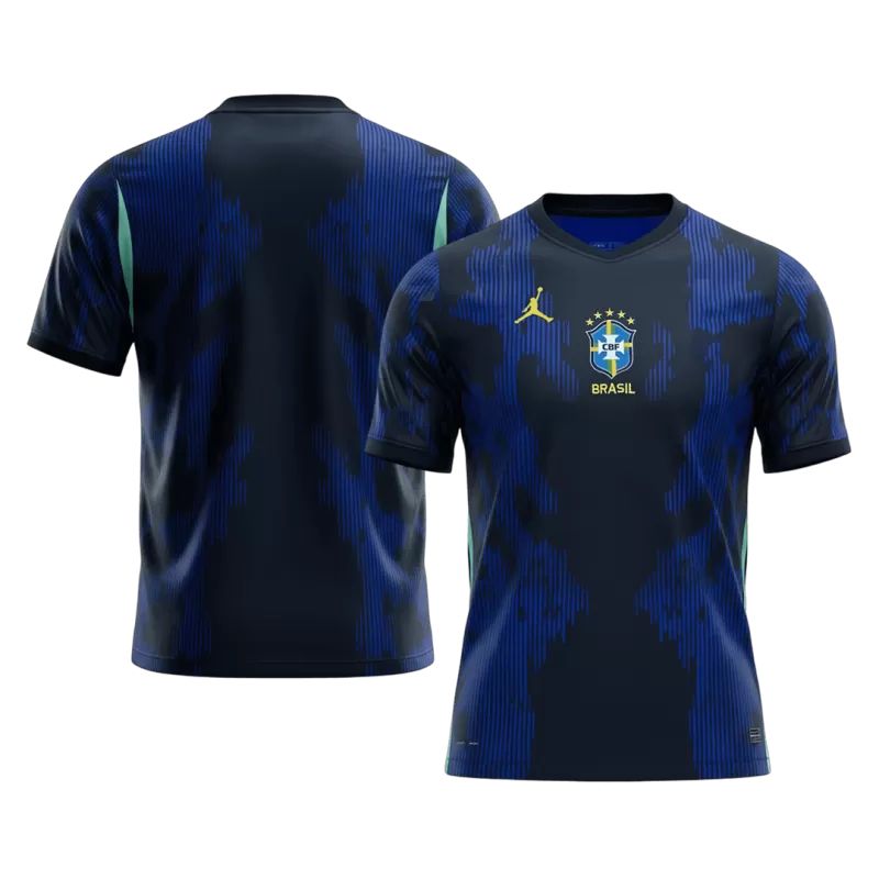 BRAZIL 26 AWAY BLUE JERSEY