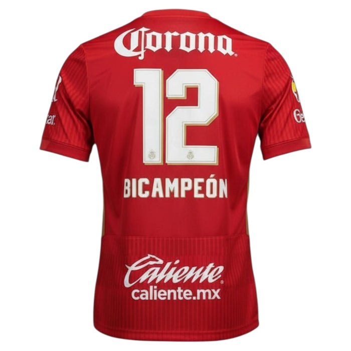 TOLUCA 25/26 HOME JERSEY BICAMPEONES #12