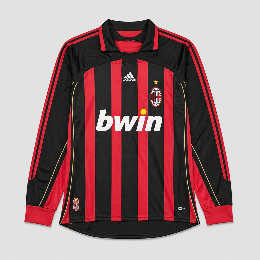 AC MILAN 06/07 RETRO HOME LONG SLEEVE JERSEY