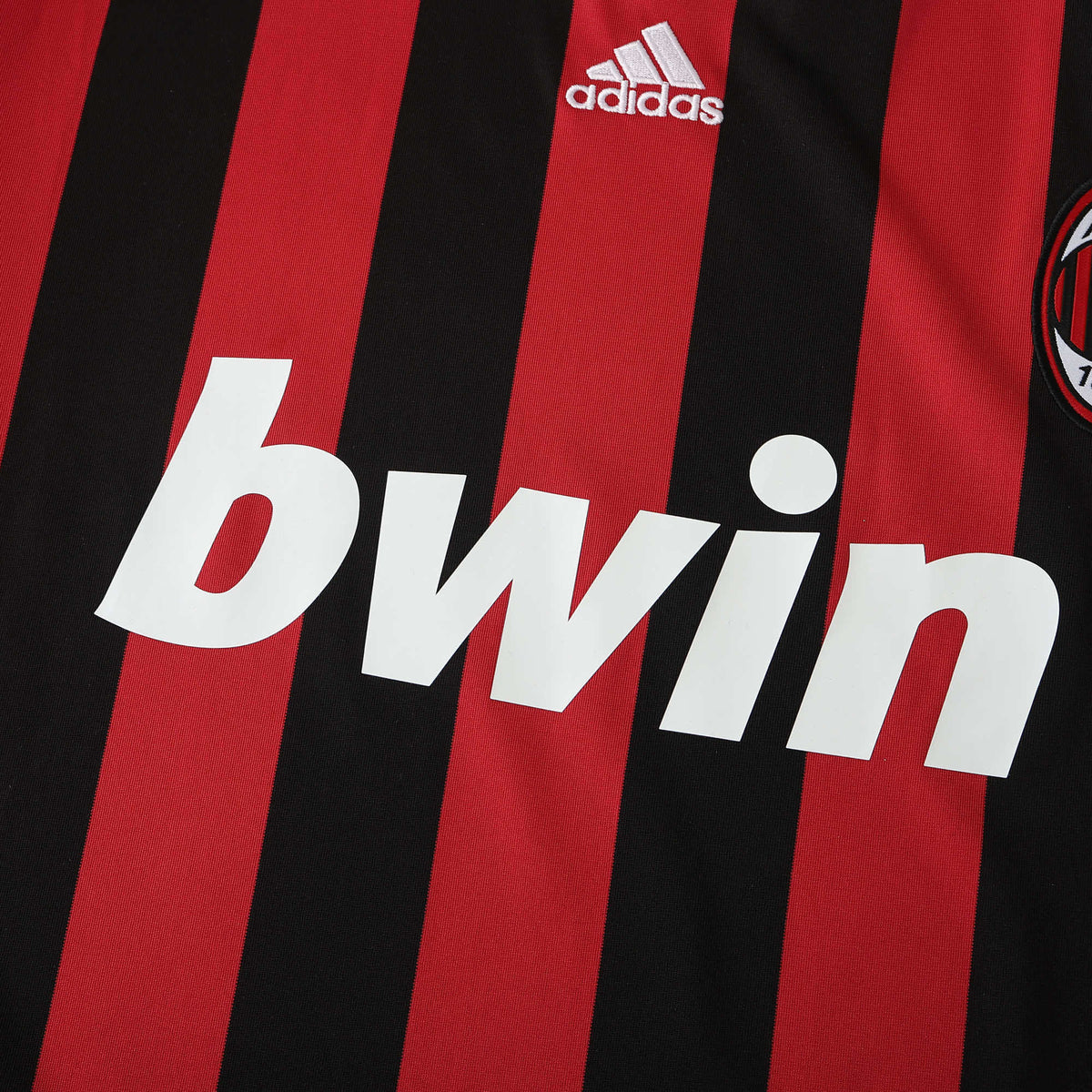 AC MILAN 09/10 RETRO HOME LONG SLEEVE JERSEY