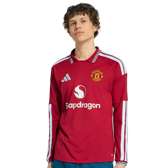 MANCHESTER UNITED 26/27 AUTHENTIC HOME LONG SLEEVE JERSEY