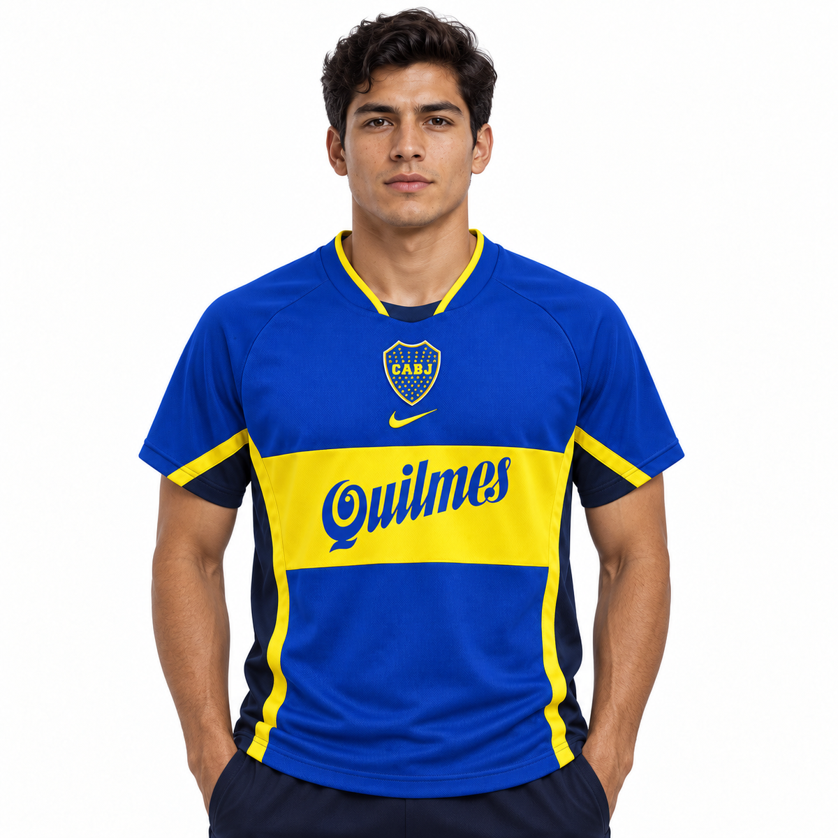 BOCA JUNIORS 01 RETRO HOME JERSEY