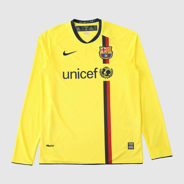 BARCELONA 08/09 RETRO AWAY LONG SLEEVE JERSEY