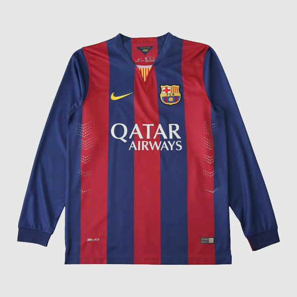 BARCELONA 14/15 RETRO HOME LONG SLEEVE JERSEY