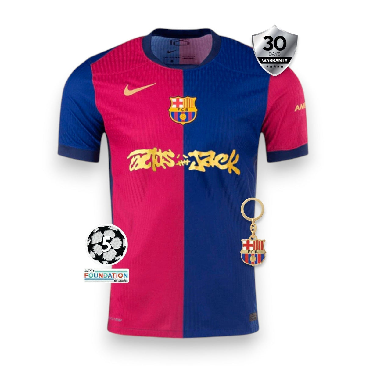 BARCELONA X TRAVIS SCOTT HOME JERSEY