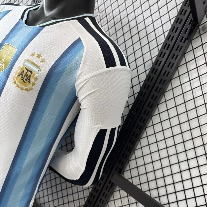 ARGENTINA 26 HOME LONG SLEEVE AUTHENTIC WORLD CUP JERSEY