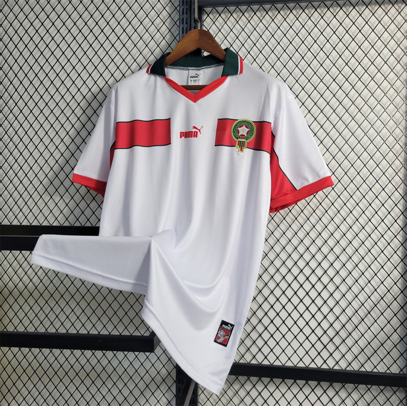 MOROCCO 98 RETRO AWAY WHITE JERSEY