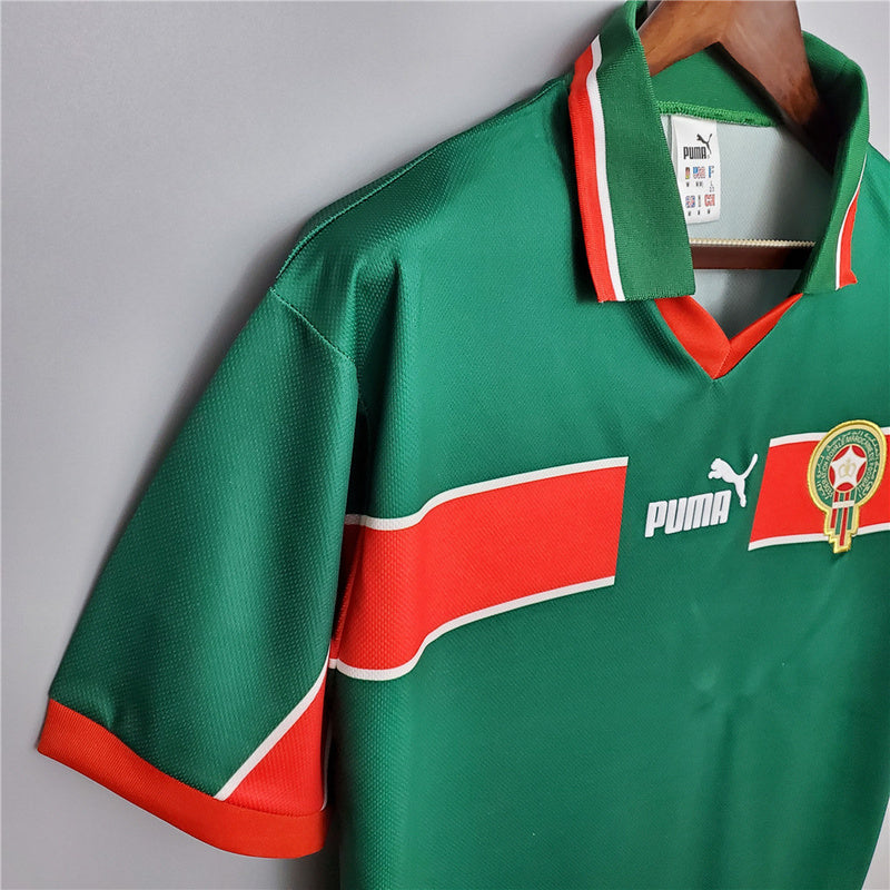 MOROCCO 98 RETRO AWAY GREEN JERSEY