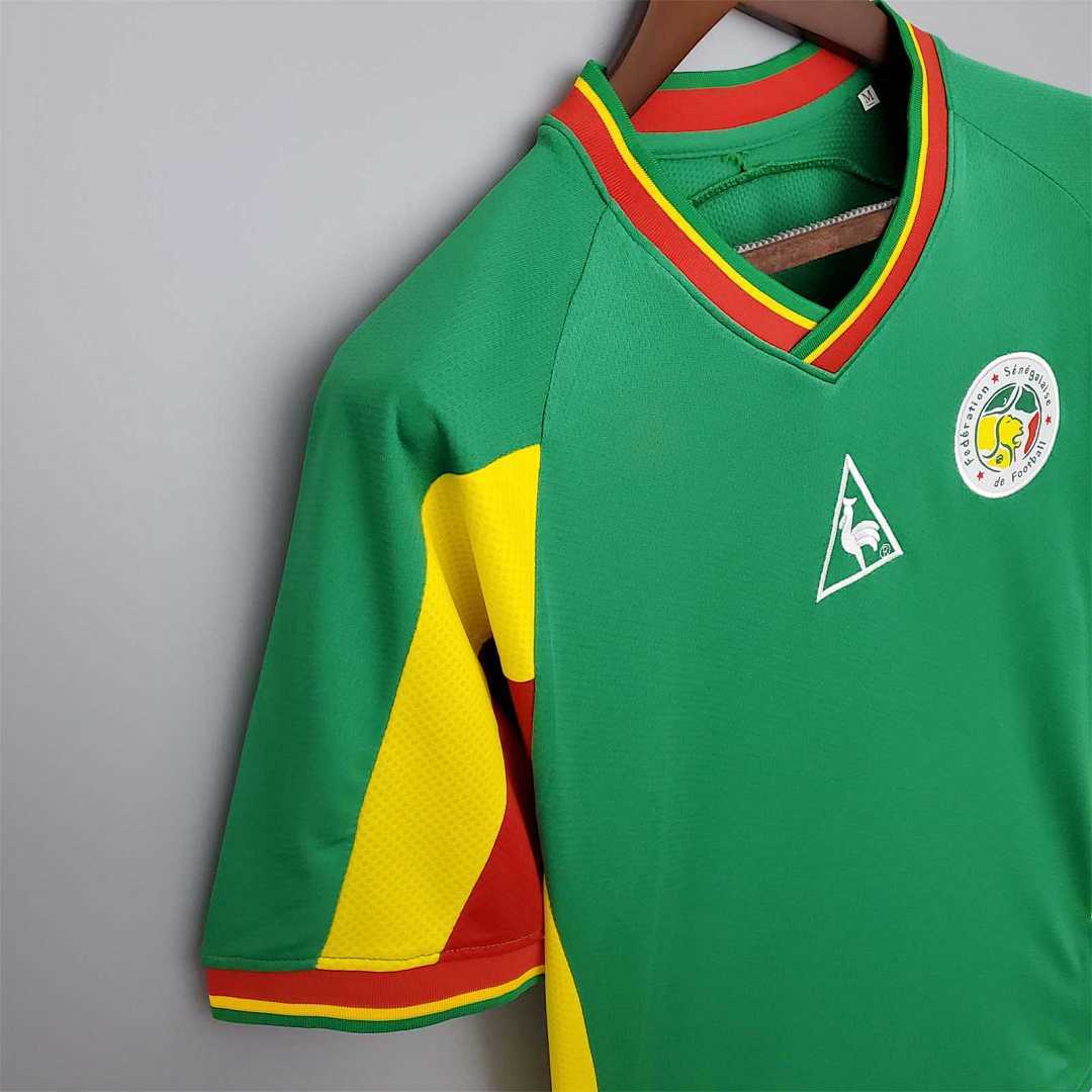 SENEGAL 02 RETRO GREEN JERSEY