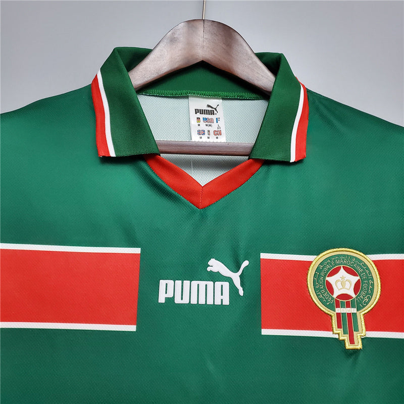 MOROCCO 98 RETRO AWAY GREEN JERSEY