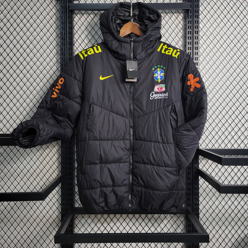 BRAZIL PUFFER BLACK JACKET