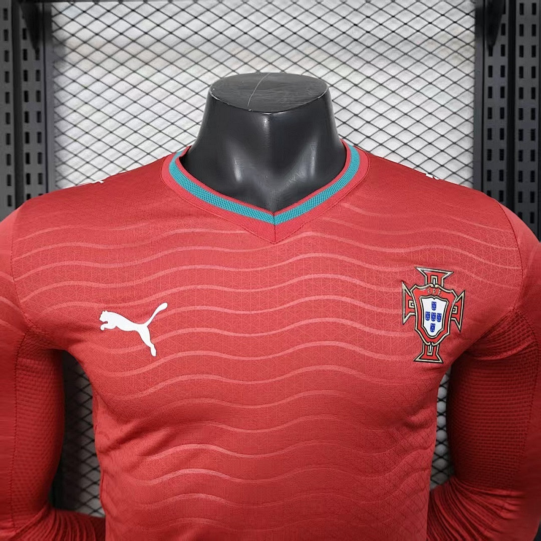 PORTUGAL 26 LONG SLEEVE AUTHENTIC WORLD CUP JERSEY