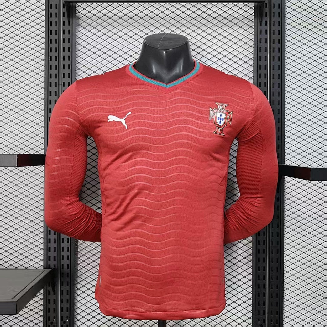 PORTUGAL 26 LONG SLEEVE AUTHENTIC WORLD CUP JERSEY