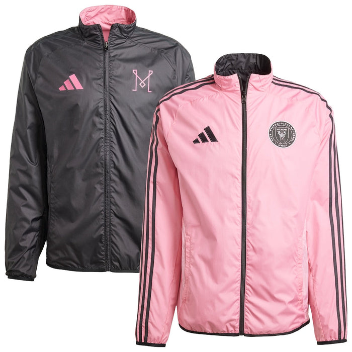 INTER MIAMI 25 ANTHEM PINK/BLACK REVERSIBLE FULL-ZIP JACKET