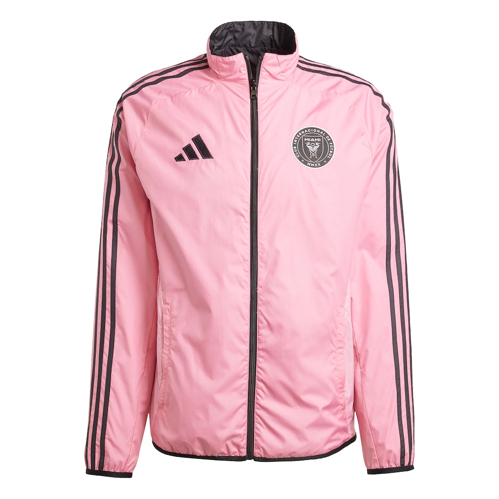 INTER MIAMI 25 ANTHEM PINK/BLACK REVERSIBLE FULL-ZIP JACKET