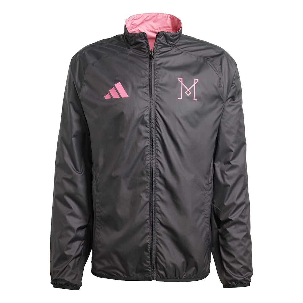 INTER MIAMI 25 ANTHEM PINK/BLACK REVERSIBLE FULL-ZIP JACKET