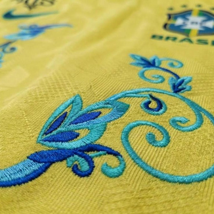 BRAZIL 26/27 HOME EMBROIDERED PLAYER JERSEY