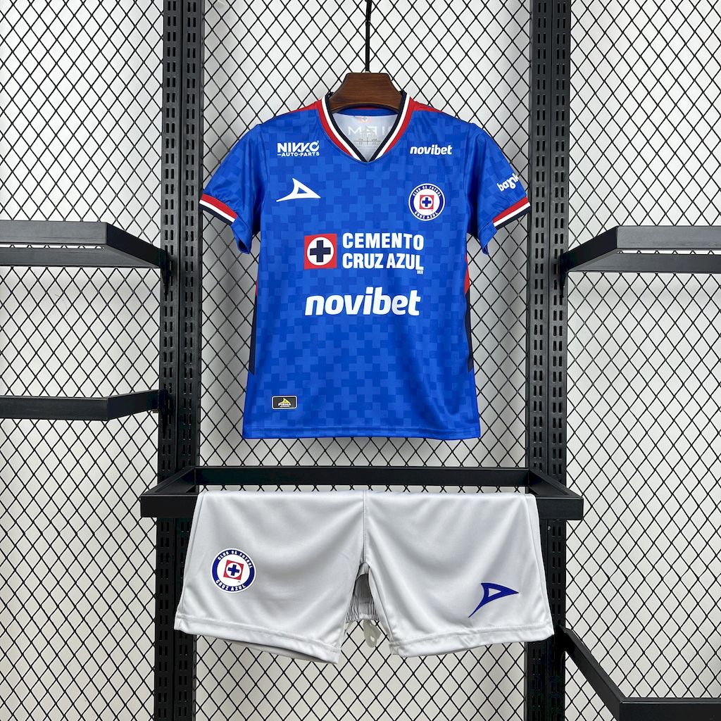 CRUZ AZUL 25/26 HOME KIDS KIT