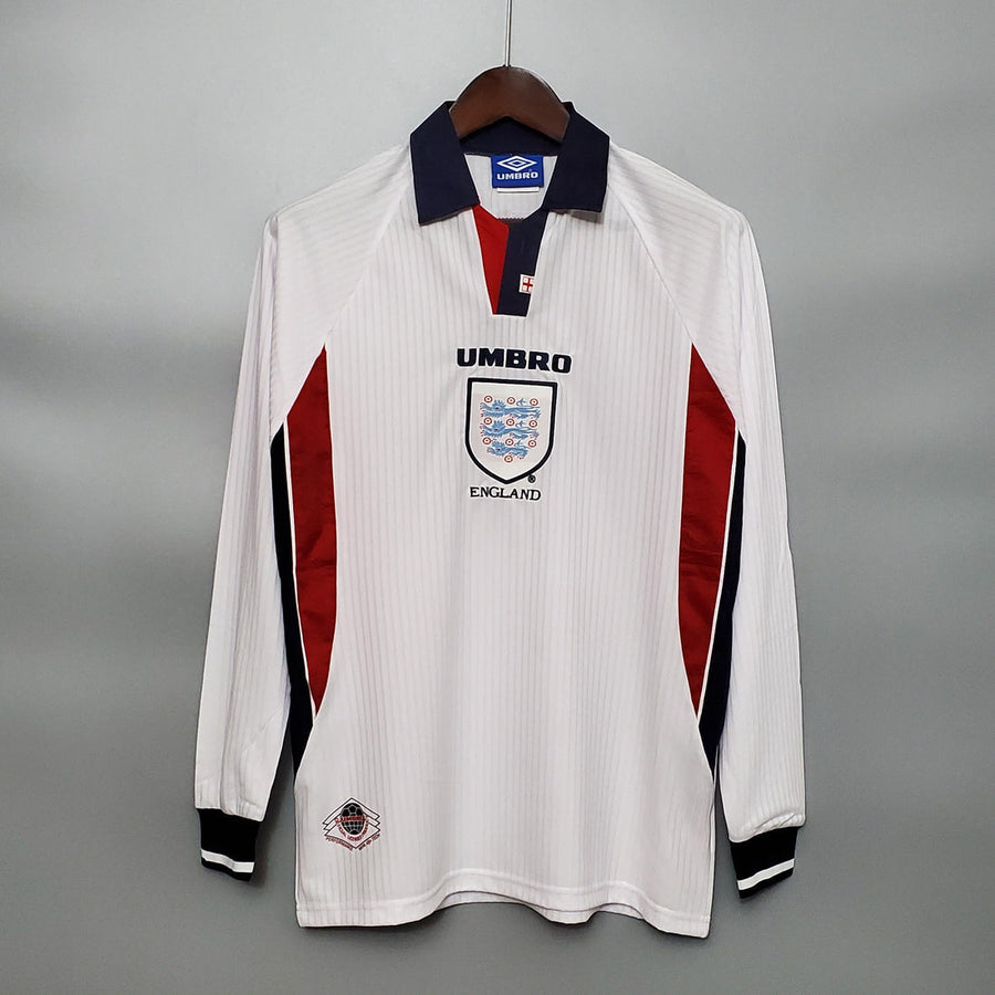ENGLAND 98 RETRO HOME LONG SLEEVE JERSEY