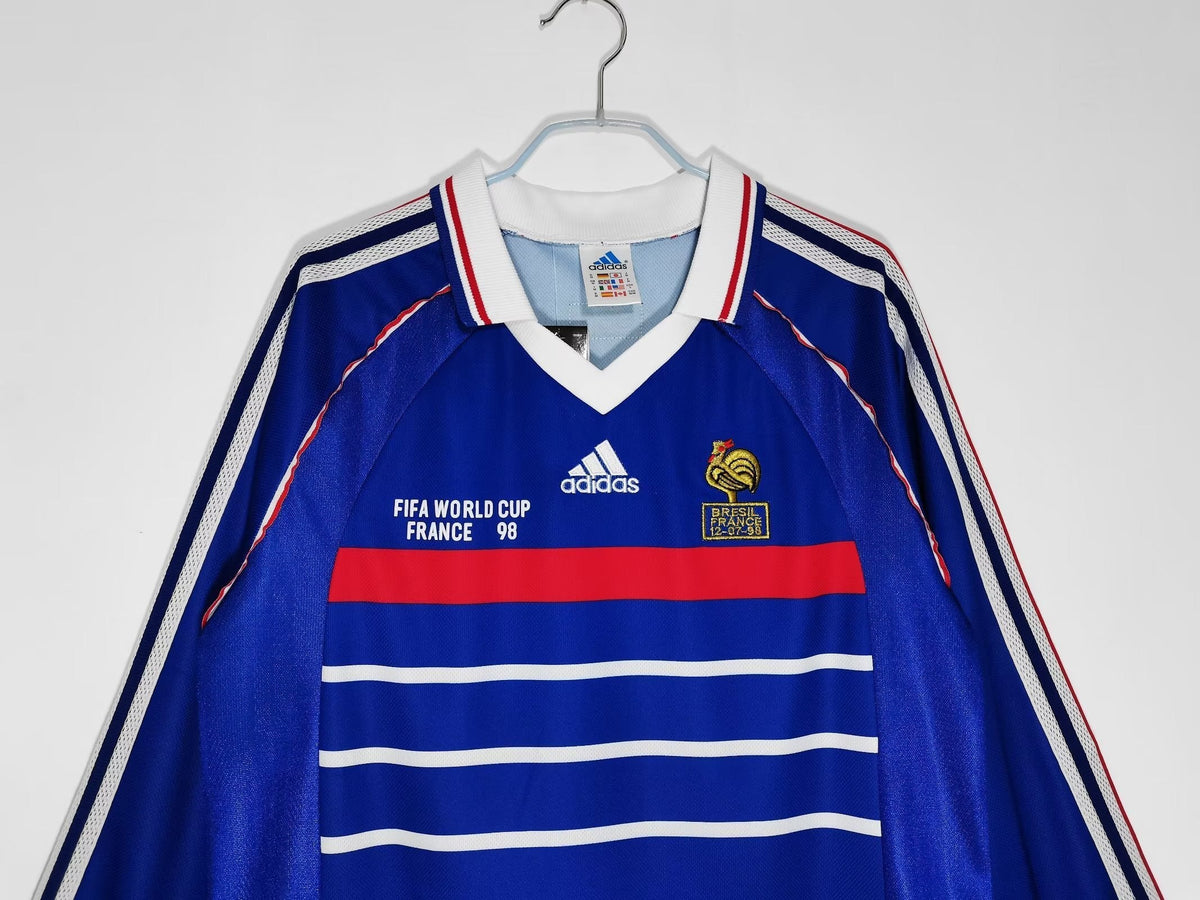 FRANCE 98 RETRO HOME FINAL EDITION WORLD CUP JERSEY