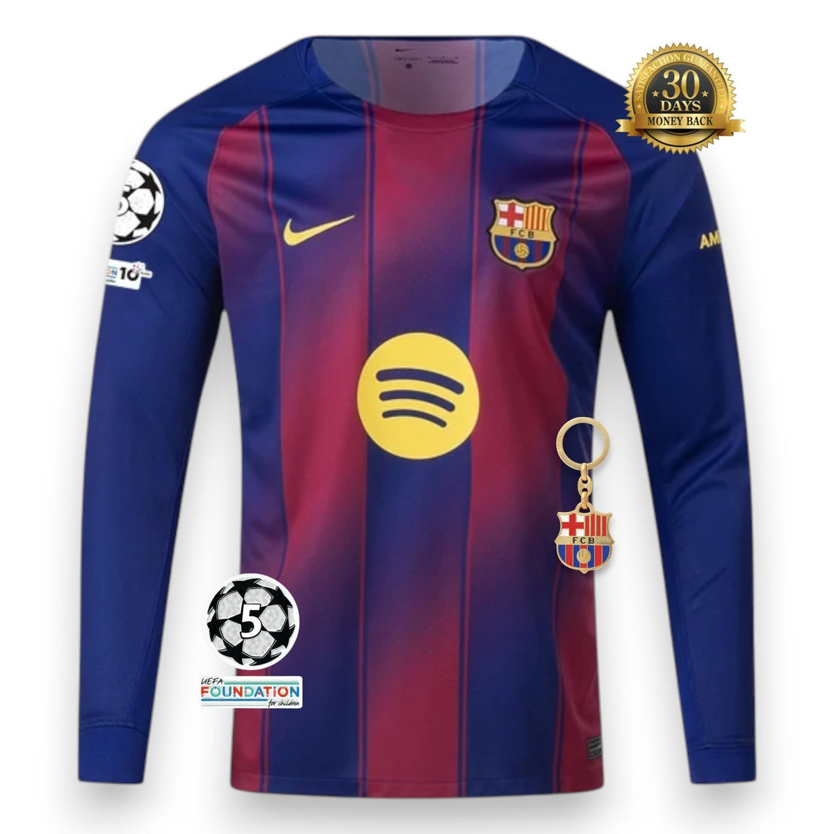 BARCELONA 25/26 HOME LONG SLEEVE JERSEY