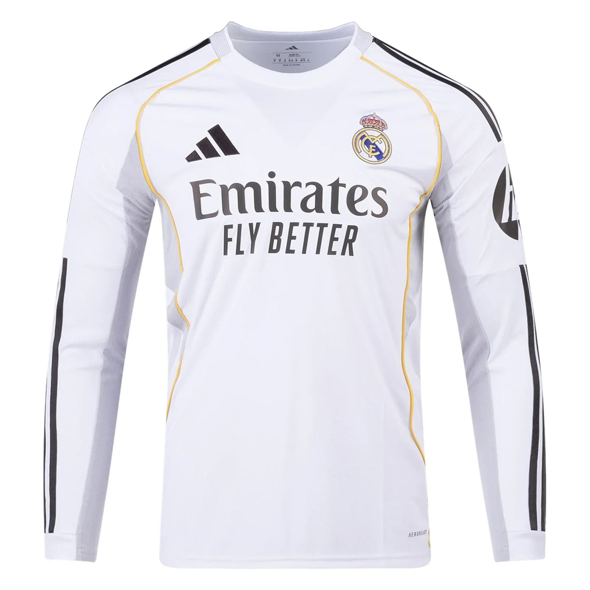 REAL MADRID 25/26 HOME S LONG SLEEVE JERSEY