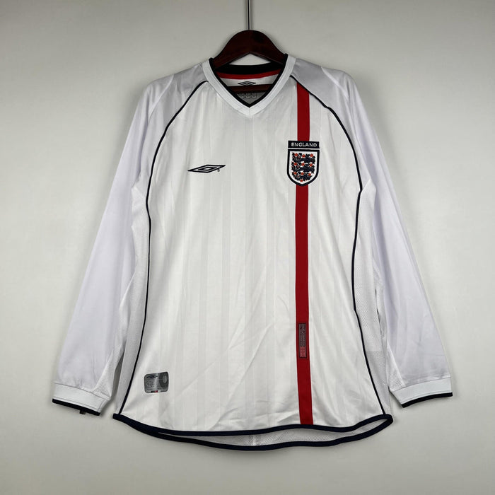 ENGLAND 02 RETRO HOME LONG SLEEVE JERSEY