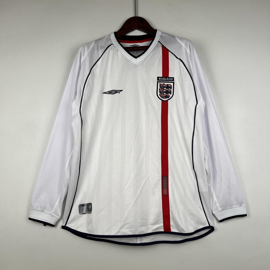 ENGLAND 02 RETRO HOME LONG SLEEVE JERSEY