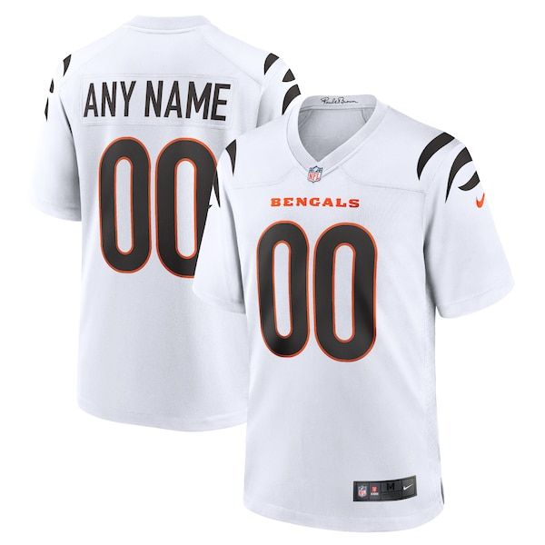 Cincinnati Bengals Custom Game Jersey - White